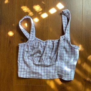 hollister bustier top